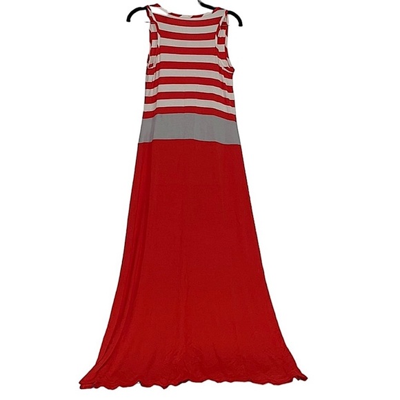 a.n.a. Stripped Sleeveless Maxi Dress - Picture 2 of 12